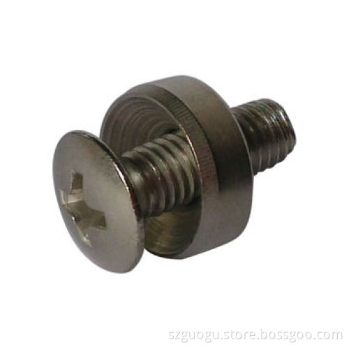 Oval Head Combination Screws, Made of Stainless Steel